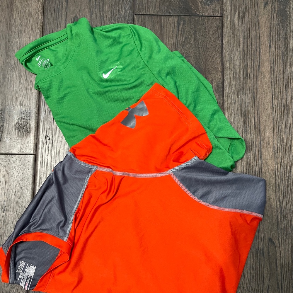 Nike and Under Armour shirts. Mens xl